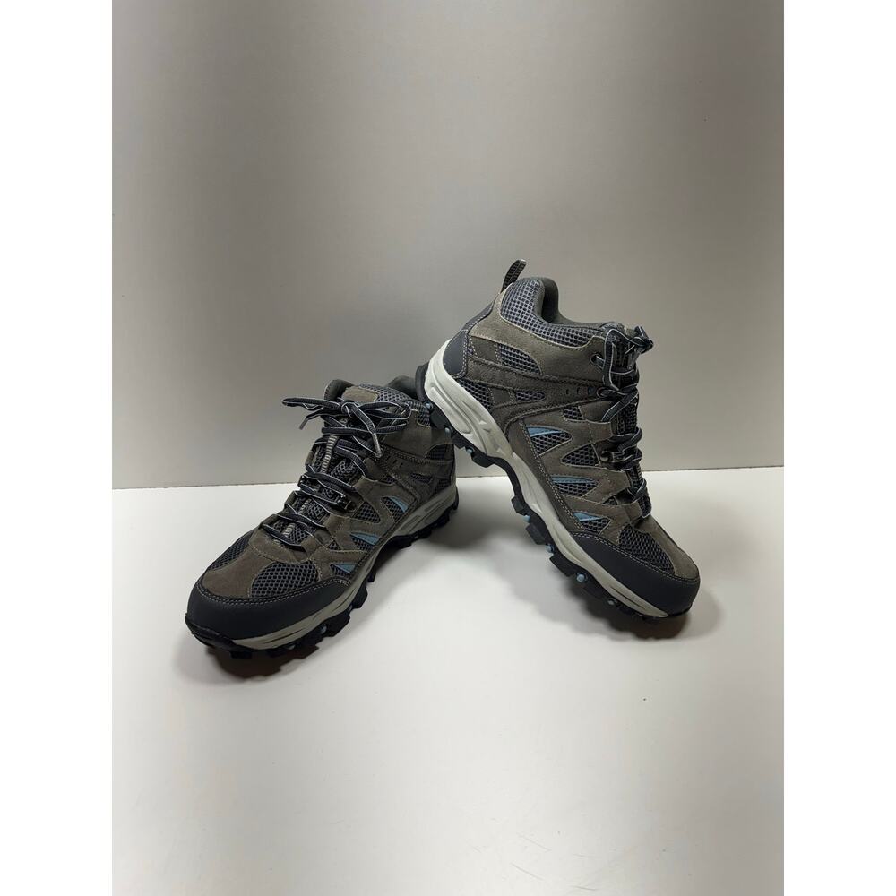 Ithasca Women’s Waterproof Hiking Dhoes gray Blue Sz 11 Gorpcore Outdoors
